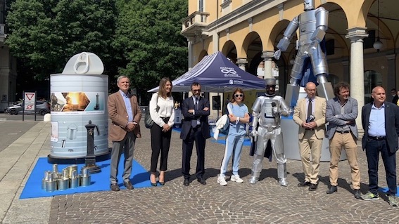 Premio alla città di Novara per la raccolta differenziata degli imballaggi in acciaio