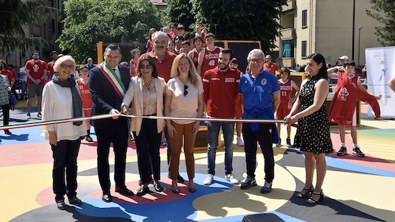 Sant'Andrea: inaugurate due aree pubbliche rigenerate e riqualifiicate grazie a Fondazione De Agostini