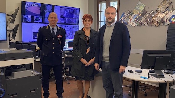 Trecate, visita del Questore di Novara