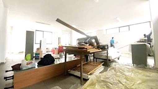 Azienda oleggese converte gli spazi in alloggi per profughi ucraini. Foto