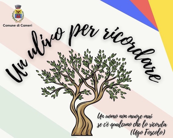 Cameri, un ulivo in memoria delle vittime del covid