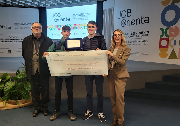 All'istituto “Omar” di Novara il primo premio a “Storie di alternanza”