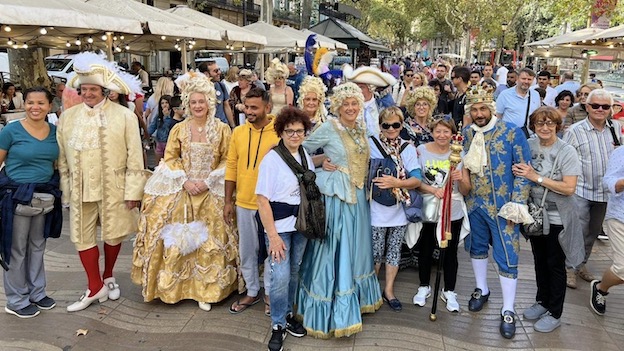 Re Biscottino e la Regina Cunetta a Barcellona 