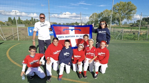 Baseball e softball: il Porta Mortara Novara vince il Trofeo CONI e due bronzi nazionali 