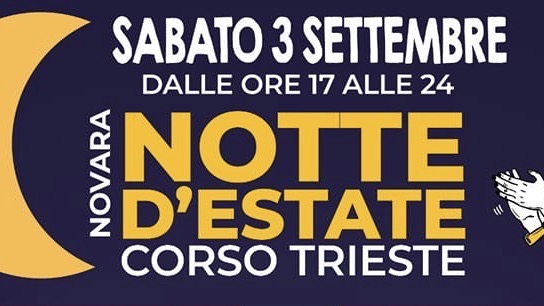 Novara, notte bianca in corso Trieste