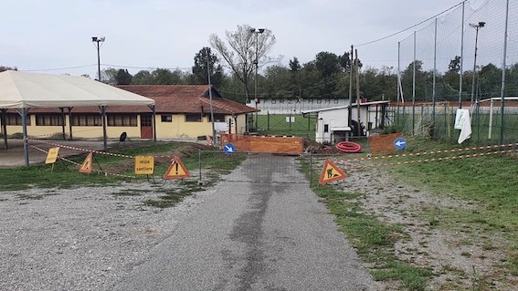 Momo, iniziata la messa in sicurezza della struttura sportiva