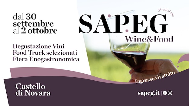 Dal 30 settembre a Novara appuntamento con "SAPEG - Wine&Food"