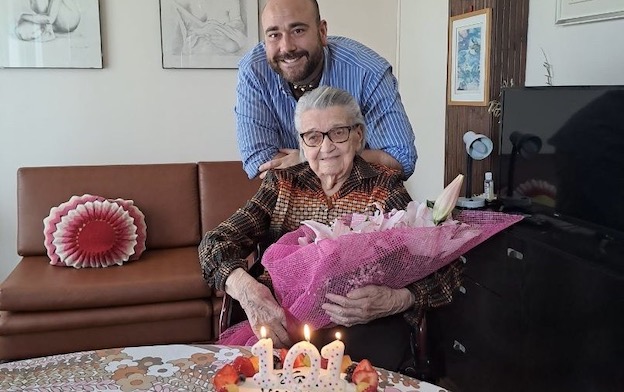 Novara, festa per i 101 anni della signora Adalgisa