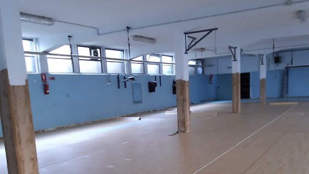 Galliate, si stanno per concludere i lavori alla palestrina
