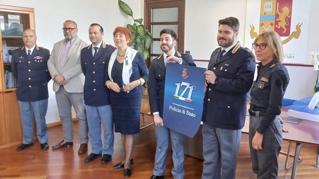 A Trecate la cerimonia per il 171° anniversario della Polizia di Stato