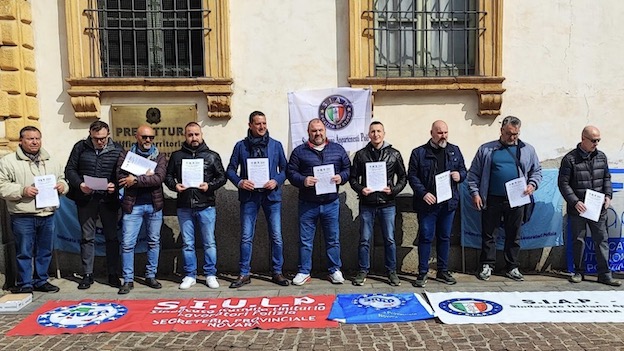 Sigle di sindacati di Polizia in agitazione, delegazione ricevuta dal Prefetto