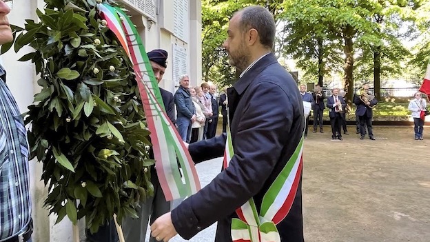 Trecate, la cerimonia per il 25 aprile
