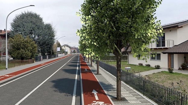 Bellinzago, riqualificazione e messa in sicurezza del tratto nord di via Libertà