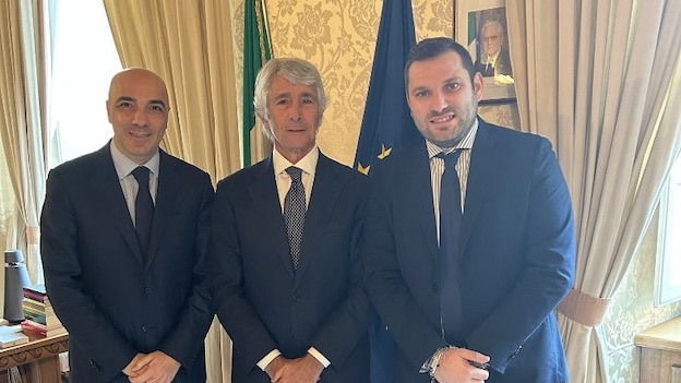 Incontro con il Ministro Abodi per la candidatura di Novara ai Mondiali di Hockey