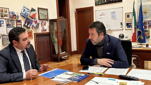 Alta velocità, incontro a Roma fra il sindaco Canelli e il ministro Salvini 