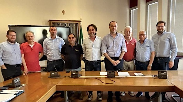 Tappa a Bellinzago del tour "Il presidente incontra il territorio"