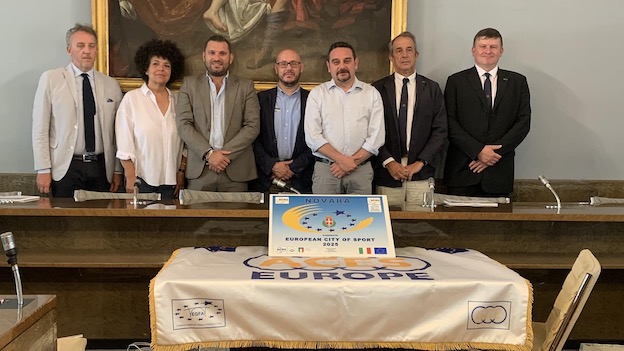  Candidatura di Novara Città Europea dello Sport 2025, visita della commissione