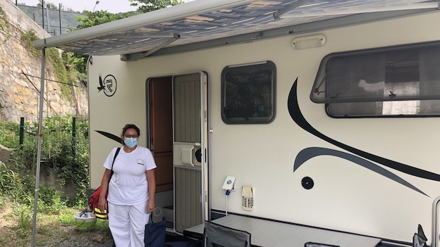 Bimba novarese curata in camper dal personale del Gaslini di Genova