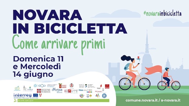 Due gli appuntamenti per il progetto "Novara in bicicletta - Come arrivare primi"