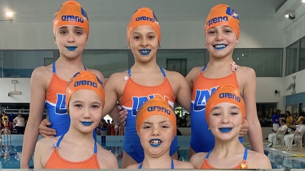  Libertas Nuoto Novara, tanti successi per le Sincronette "Esordienti"