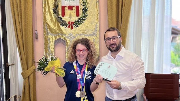 Recetto, premiata l'atleta Michela Sassone 