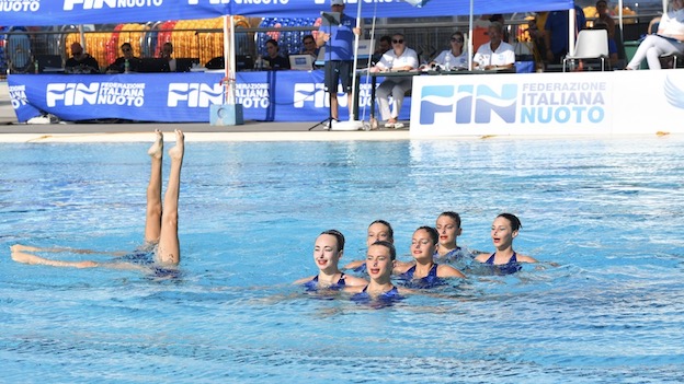Libertas Nuoto Novara, le "Ragazze" del sincro in luce agli Italiani