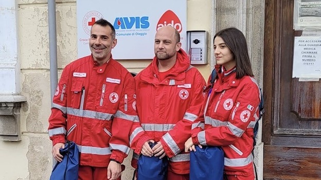 Anche tre volontari della Cri di Oleggio partiti per l'Emilia Romagna