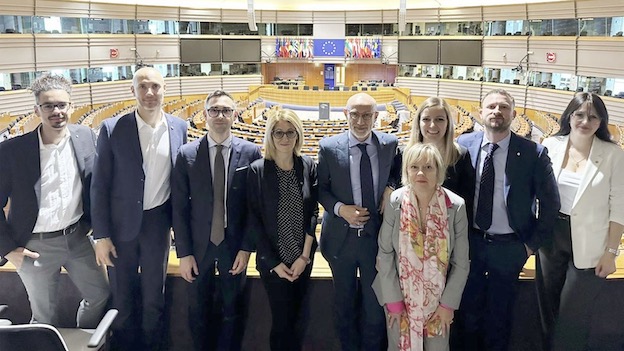 Delegazione di CNA al Parlamento europeo di Bruxelles