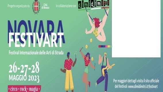 "Novara FestivArt" dal 26 al 28 maggio