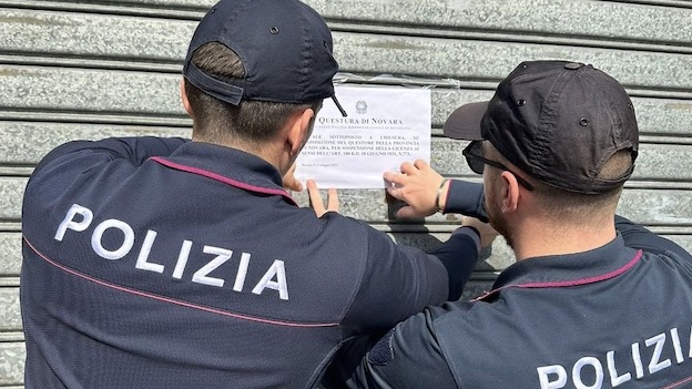 Novara, locale chiuso per 10 giorni dal Questore