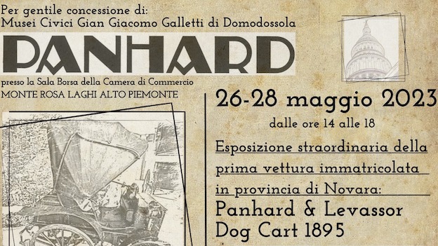 Novara, esposizione straordinaria di una delle auto più antiche del mondo