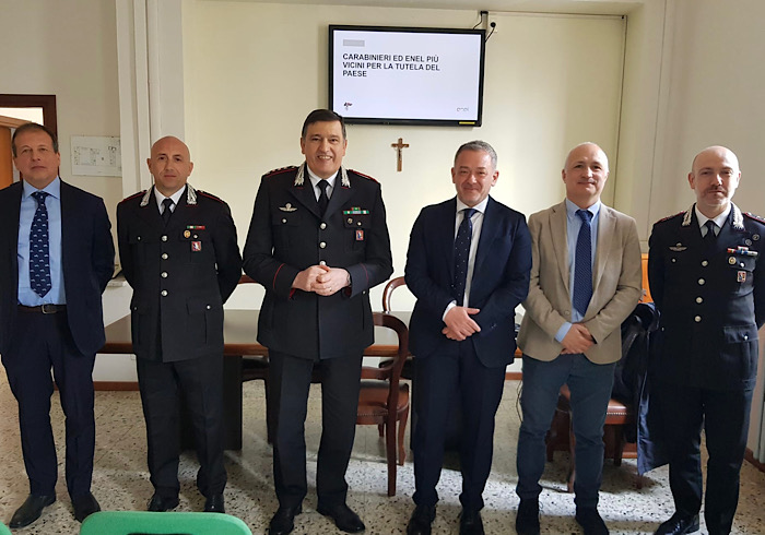 Innovativo Protocollo con valenza ambientale siglato fra Carabinieri ed Enel