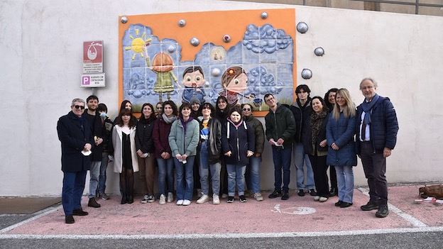 All'Aou di Novara un'opera degli studenti del Liceo Casorati