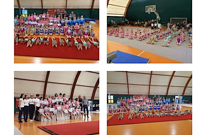 La gara societaria dell'ASD Ginnastica Twirling Oleggio dedicata a Crystal