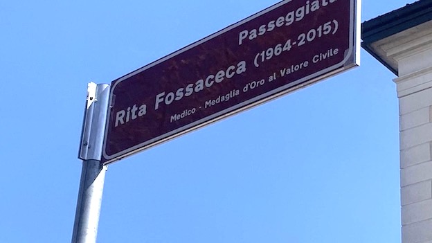 Intitolata alla dott.ssa Rita Fossaceca la passeggiata vicino all'ospedale