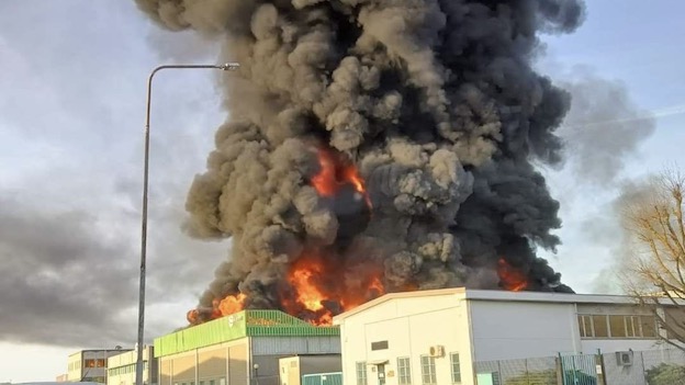 San Pietro Mosezzo, incendio sotto controllo