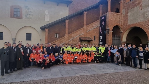 Novara, premiate le associazioni di Protezione Civile