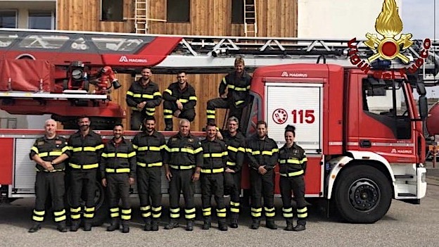 Novara, 9 nuovi vigili del fuoco volontari hanno concluso il corso di formazione