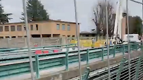 Novara, arrivato il nuovo ponte per il Terdoppio