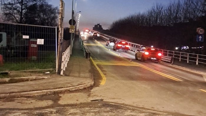 Novara, riaperto il cavalcavia XXV Aprile