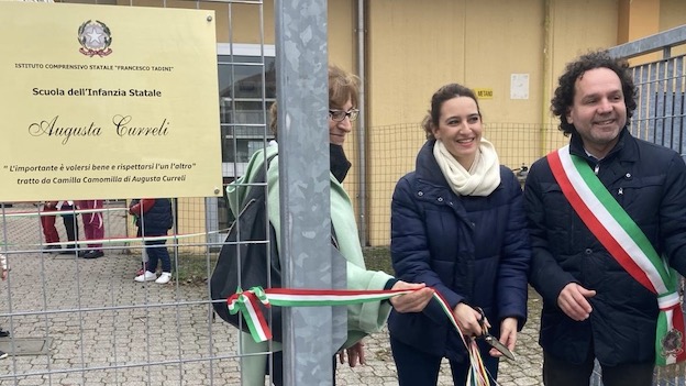 Cameri, la scuola dell'infanzia intitolata ad Augusta Curreli