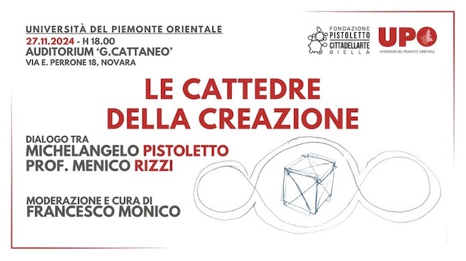 Upo, "Le Cattedre della Creazione": dialogo fra rettore e Michelangelo Pistoletto