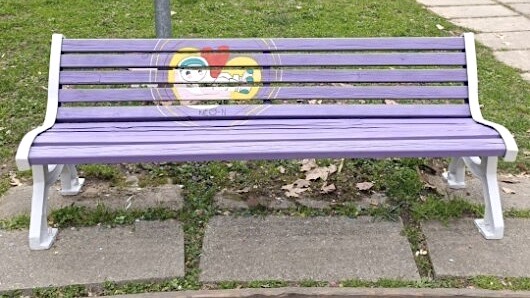 Al Parco dei Bambini una panchina dedicata all'Associazione Neo-n ODV