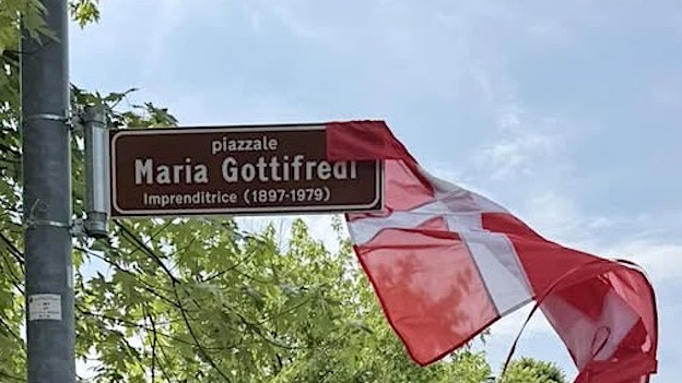 Novara, intitolato a Maria Gottifredi il piazzale tra via Wild e via Pigafetta