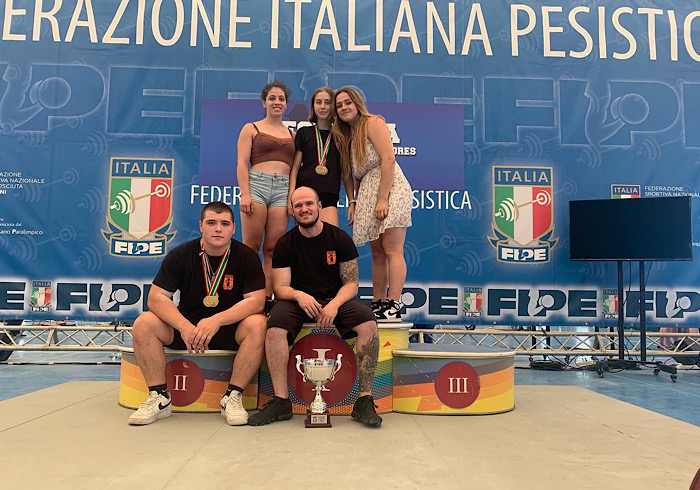 Quisquash 2000 Novara sul podio nazionale della pesistica femminile e dei Campionati Italiani Junior