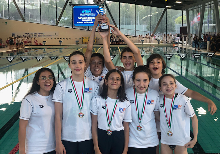 Libertas Nuoto Novara terza al campionato regionale “Esordienti A”