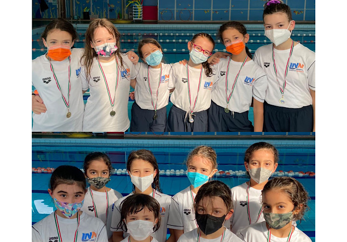 Libertas Nuoto Novara: al “Girotondo blu” in luce le più giovani “ondine” Esordienti