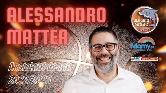 Oleggio Magic Basket: Alessandro Mattea confermato assistant coach