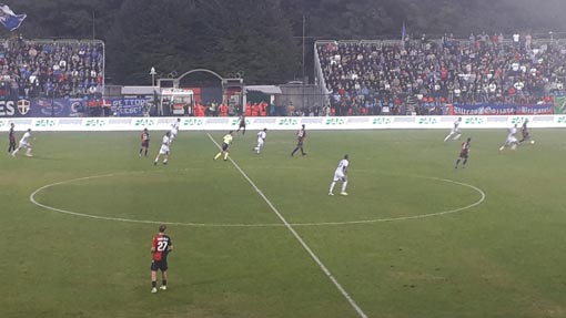 Il Novara vince il derby in trasferta con il Gozzano. Foto