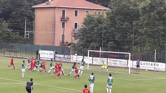 Il Gozzano ipoteca la C nelle polemiche: 3-1 al Bra. Foto